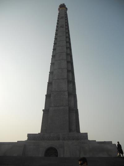 The Tower of the Juche Idea, the world’s 2nd-tallest obelisk